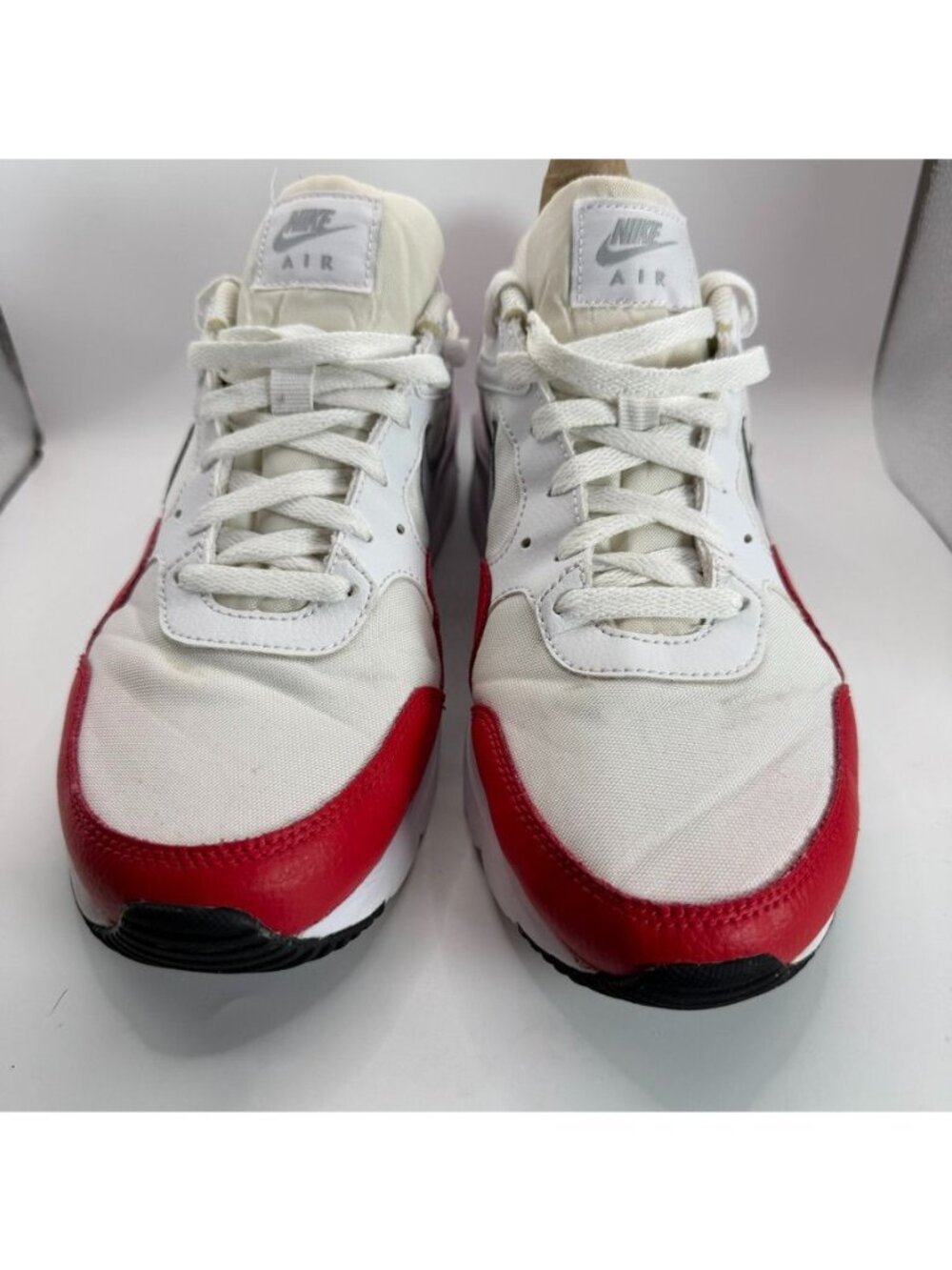 Nike Air Max White & Red Mens Size 10 Sneakers CW4555-107 - Picture 2 of 9